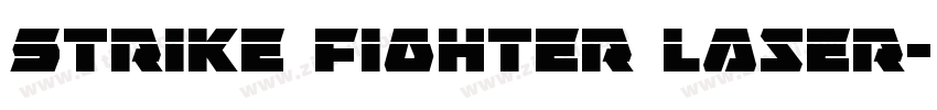 Strike Fighter Laser字体转换